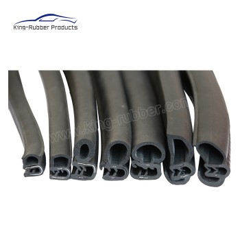Composite EPDM sealing strip rubber extrusions rubber seal strip,component with sponge & steel